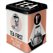 Buy Nostalgic-Art Tea Storage Tin Tea First 7.5x7.5x9.5cm