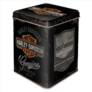 Buy Nostalgic-Art Tea Storage Tin Harley-Davidson Genuine 7.5x7.5x9.5cm