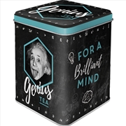 Buy Nostalgic-Art Tea Storage Tin Einstein Genius Tea 7.5x7.5x9.5cm