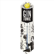 Buy Nostalgic-Art Thermometer Gin & Tonic Weather 28x6.5x2cm