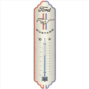 Buy Nostalgic-Art Thermometer Ford Mustang - Horse & Stripes Logo 28x6.5x2cm