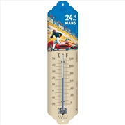 Buy Nostalgic-Art Thermometer 24h Le Mans Racing Poster Blue 28x6.5x2cm
