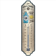 Buy Nostalgic-Art Thermometer Gin and Tonic Served Cold 28x6.5x2cm