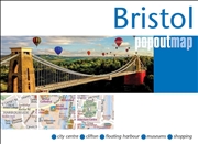 Buy Bristol PopOut Map - pocket size, pop up map of Bristol city centre