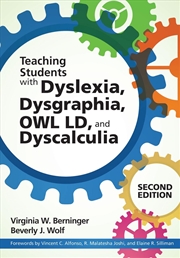 Buy Dyslexia, Dysgraphia, OWL LD, and Dyscalculia