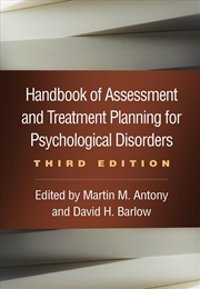 Buy Handbook of Assessment and Treatment Planning for Psychological Disorders, Third Edition