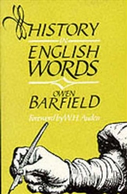 Buy History in English Words