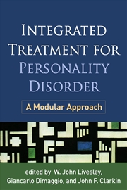 Buy Integrated Treatment for Personality Disorder