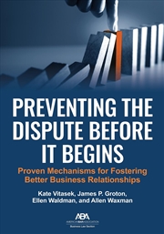 Buy Preventing the Dispute Before It Begins