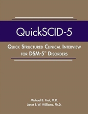 Buy Quick Structured Clinical Interview for DSM-5 (R) Disorders (QuickSCID-5)