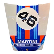Buy Car Bonnet Martini Porsche 46 Decorative Wall Art