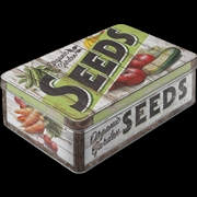 Buy Nostalgic-Art Flat Storage Tin Garden Seeds 23x16x7cm