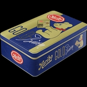 Buy Nostalgic-Art Flat Storage Tin HARIBO - Goldbären Vintage Gold 23x16x7cm