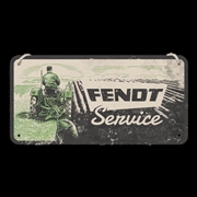 Buy Nostalgic-Art Hanging Sign Fendt Field Service 20x10x0.2cm