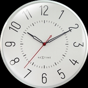 Buy NeXtime Rotterdam Wall Clock 30.5cm - Silver & Off White