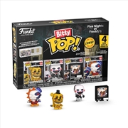 Buy Five Nights at Freddy’s - Withered Golden Freddy Bitty Pop! 4PK