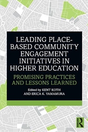 Buy Leading Place-Based Community Engagement Initiatives in Higher Education