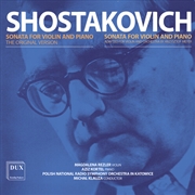 Buy Shostakovich: Sons For Vn Pno & Orchestra