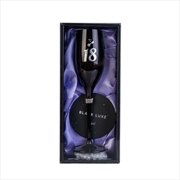 Buy Happy 18th Birthday Black Luxe Champagne Flute