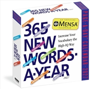 Buy Mensa 365 New Words-A-Year Page-A-Day Calendar 2027