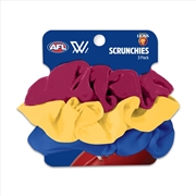 Buy AFL - Brisbane Lions Scrunchies 3Pk
