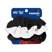 Buy AFL - Collingwood Scrunchies 3Pk