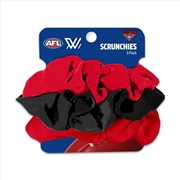 Buy AFL - Essendon Scrunchies 3Pk