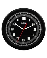 Buy Leni Luminous Wall Clock 32.5CM - Black