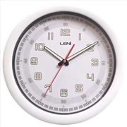 Buy Leni Luminous Wall Clock 32.5CM - White
