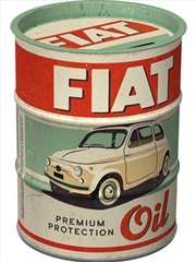 Buy Nostalgic-Art Money Box Oil Fiat - Premium Protection Oil 9.3x9.3x11.5cm