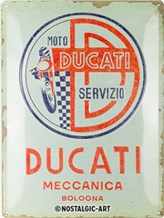Buy Nostalgic-Art Large Sign Ducati - Moto Servizio Meccanica 30x40x0.5cm