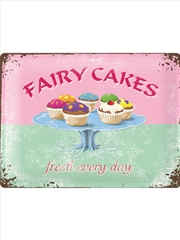 Buy Nostalgic-Art Large Sign Fairy Cakes 30x40x0.5cm
