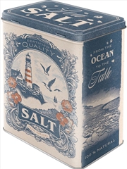 Buy Nostalgic-Art Large Tin Storage Box Large Box Sea Salt 10x14x20cm