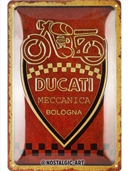 Buy Nostalgic-Art Medium Sign Ducati - Meccanica Bologna 20x30x0.5cm