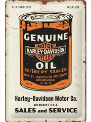 Buy Nostalgic-Art Medium Sign Harley-Davidson - Genuine Oil Can 20x30x0.5cm