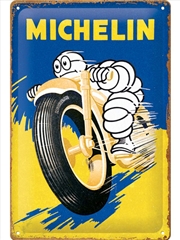 Buy Nostalgic-Art Medium Sign Michelin - Motorcycle Bibendum 20x30x0.5cm
