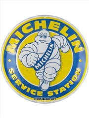 Buy Nostalgic-Art Round Sign Michelin - Service Station 35x35x0.5cm