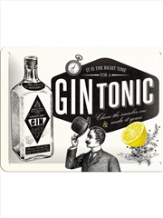 Buy Nostalgic-Art Small Sign Gin and Tonic 15x20x0.3cm