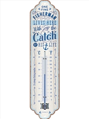 Buy Nostalgic-Art Thermometer Fisherman Catch 28x6.5x2cm