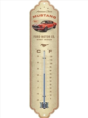 Buy Nostalgic-Art Thermometer Ford Mustang GT 1967 Red 28x6.5x2cm