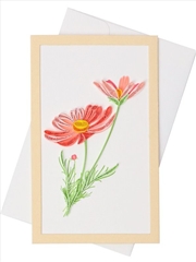 Buy Quilled Framed Standing Greeting Card Peachy Duo 7.5x12.5cm
