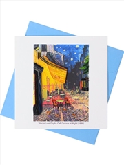Buy Quilled Greeting Card Van Gogh Café Terrace 15x15cm