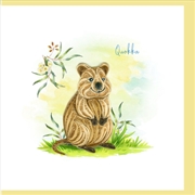 Buy Quilled Greeting Card Quokka 15x15cm