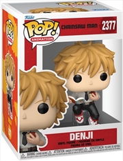 Buy Chainsaw Man - Denji Reading Pop! Vinyl
