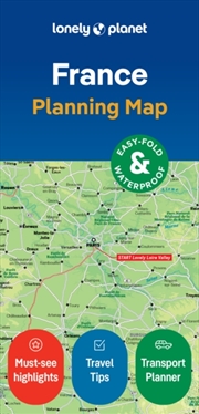Buy Lonely Planet France Planning Map