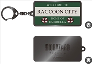 Buy Resident Evil: Requiem - Metal Keychain - Raccoon City Welcome Sign