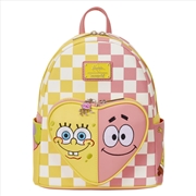Buy Loungefly SpongeBob - SpongeBob & Patrick Star Checkered Mini Backpack