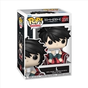 Buy Death Note - L on Chair Pop! Vinyl