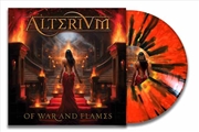 Buy Of War And Flames - Fire Splatter Vinyl