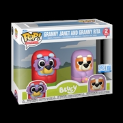 Buy Bluey - Bluey & Bingo (Granny) Pop! Vinyl 2PK